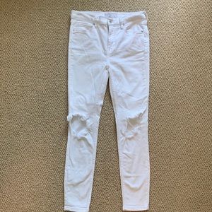 Free People White Jeans